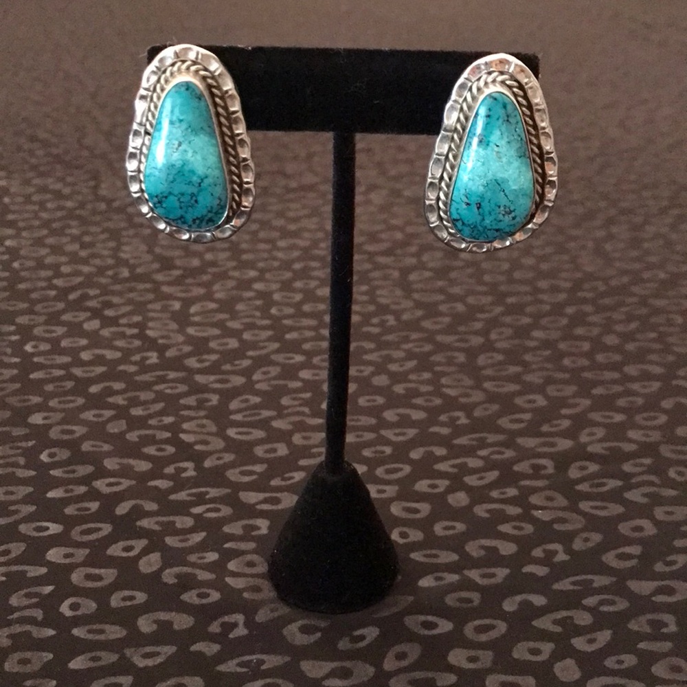 Sterling Silver Turquoise Earring